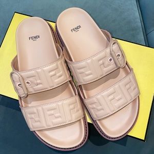 Fendi birkenstock sandals Clearance